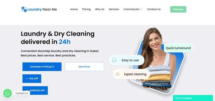 Laundry Near Me project showcase