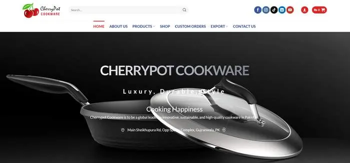 Cherrypot Cookware project showcase